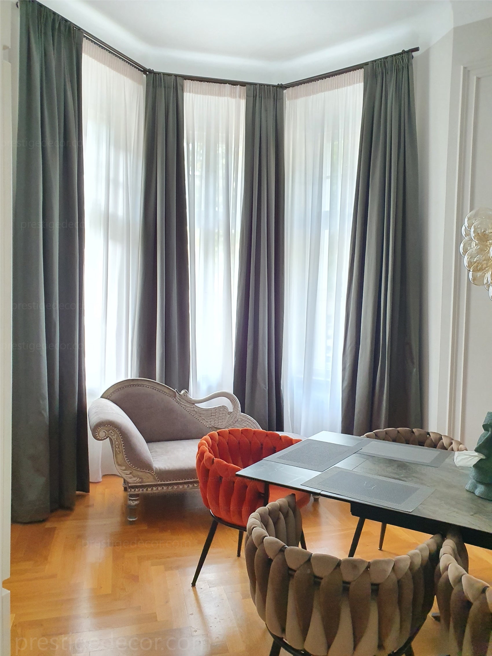 Individuelle Anfertigung von Designer-Vorhängen in Berlin.
